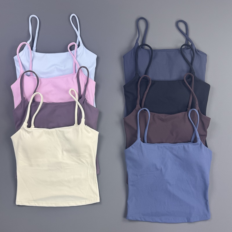 Crop Top Crochet - Kadınlar İçin Gym Üstü Spagetti Askılı