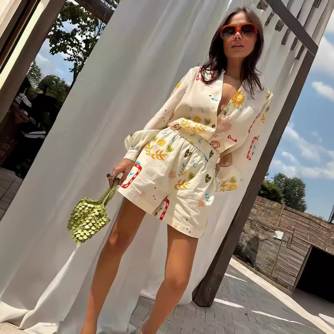 Kadınlar Rahat Elastik Bel 2 a - Romper Floral Print incelemesi ve fiyatı