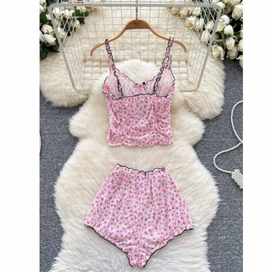 Kadınlar için Şık Ev Kıyafetle - Romper Floral Print incelemesi ve fiyatı