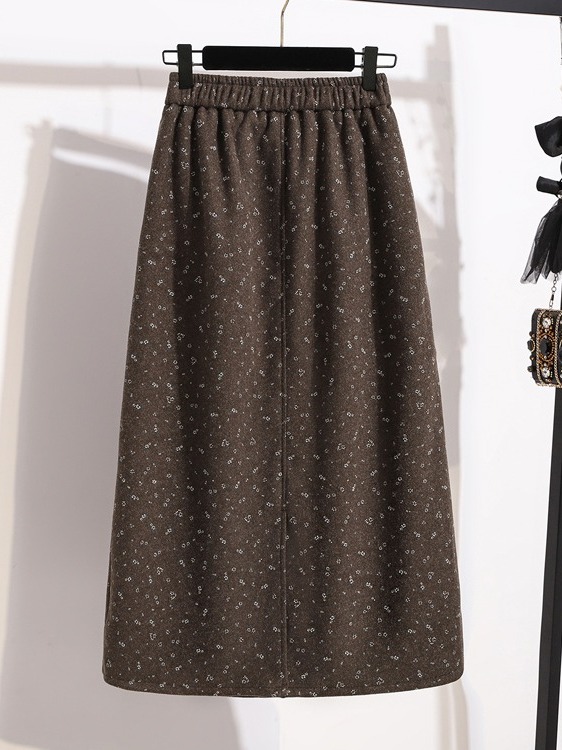Sonbahar Kış Büyük Beden Çiçek - Midi Skirt Floral incelemesi ve fiyatı