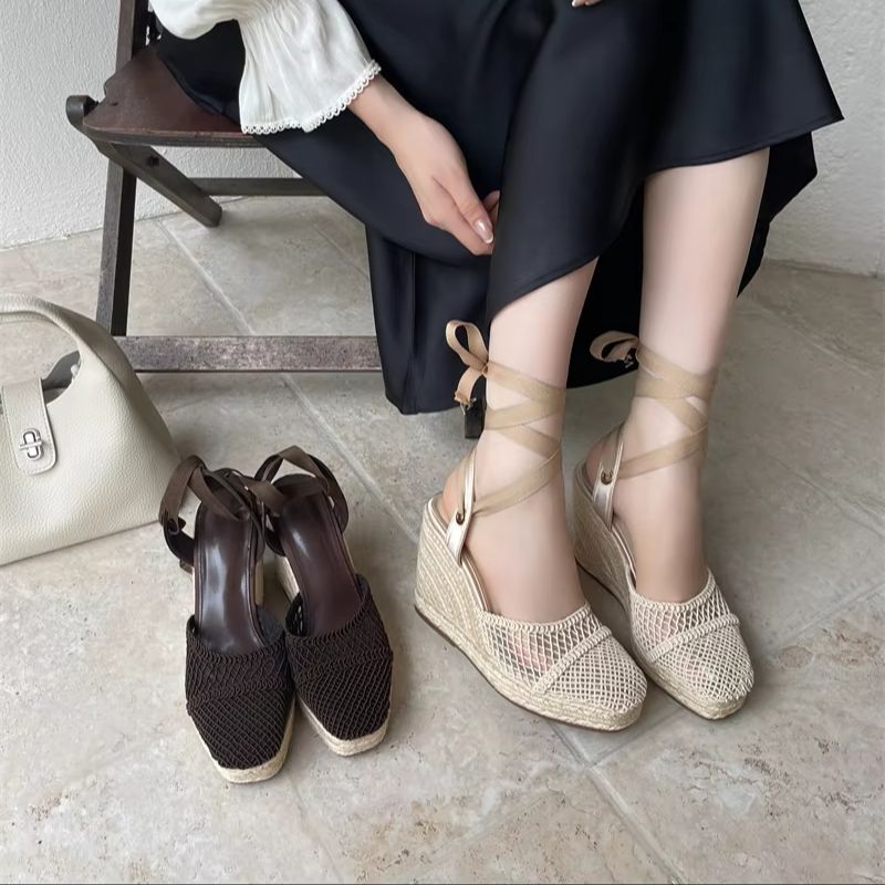 Kadınlar için Yazlık Sandaletl - Sandal Strappy Heeled incelemesi ve fiyatı