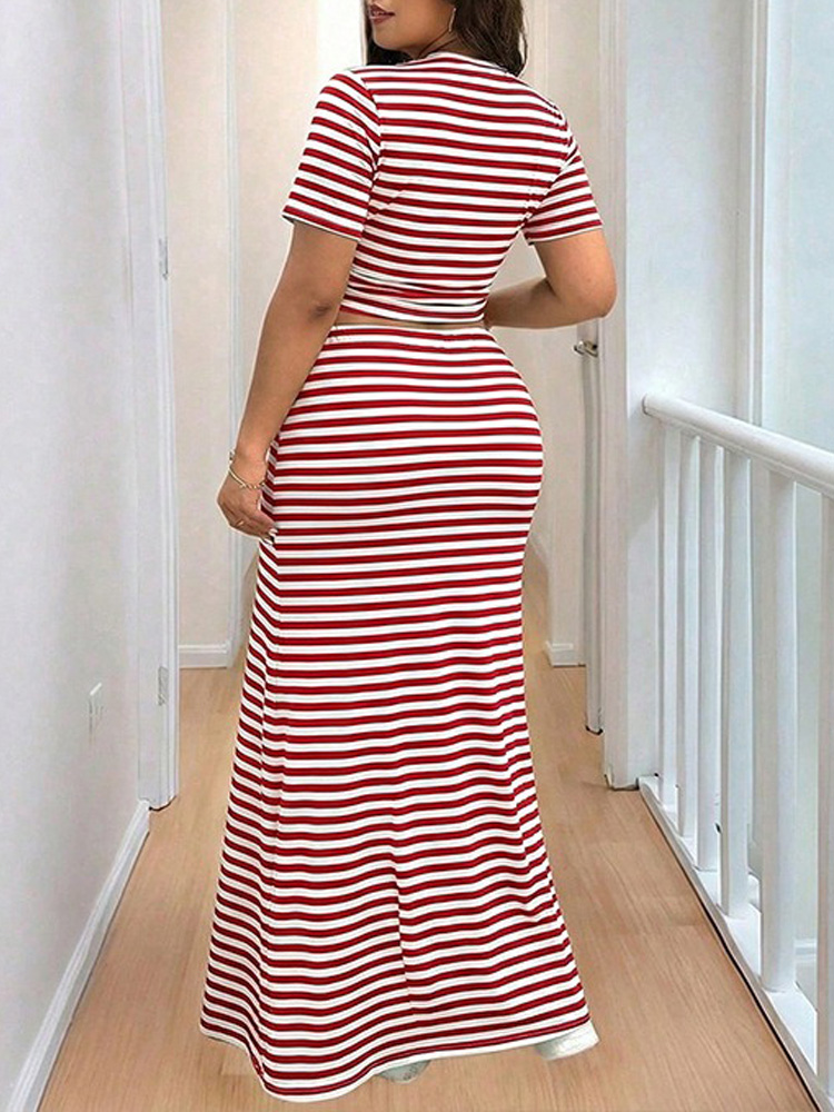 GIBSIE Artı Boyutu Çizgili O-B - Crop Top Crochet incelemesi ve fiyatı